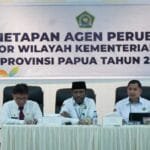 Kantor Wilayah (Kanwil) Kementerian Agama (Kemenag) Provinsi Papua menggelar kegiatan Penetapan Agen Perubahan di Lingkungan Kantor