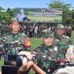 Pemkab Merauke melalui Dinas Tanaman Pangan, Hortikultura dan Perkebunan (DTPHP) Merauke mengkukuhkan 214 orang Brigade Pangan