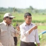 Program cetak sawah nasional di Kampung Wanam di Distrik Ilwayab, Kabupaten Merauke, Papua Selatan dikunjungi Presiden Prabowo Subianto