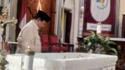 PRESIDEN PRABOWO MELAYAT MEDIANG USKUP PETRUS TURANG