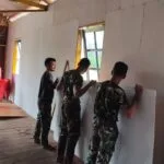 dinding gereja bagian dalam
